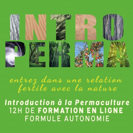 Formation Introduction à la permaculture en ligne, version autonomie